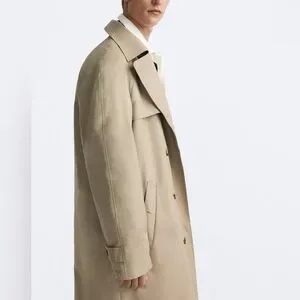 Zara Jackets Coats Zara Men Technical Double Breasted Trench